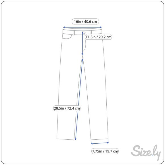 Levis 550 Jeans Mens 33x30 (Fits 32x28.5) Blue Relaxed Tapered Denim - Picture 8 of 8